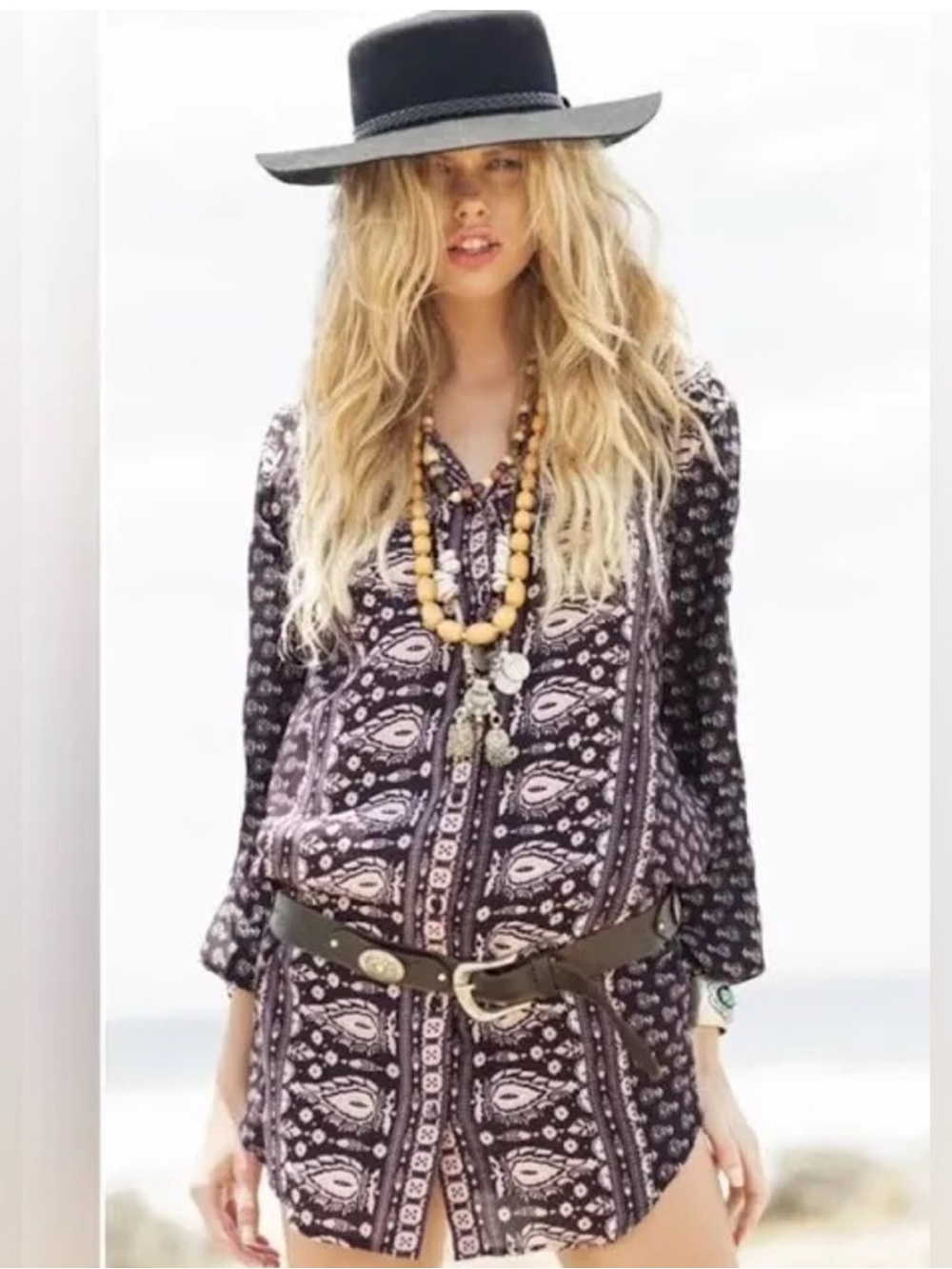 Spell & The Gypsy Collective Gypsiana Shirt Dress-Tunic